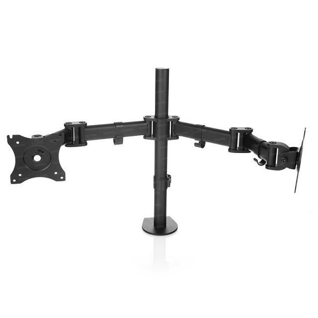 DK-AC-VM26 2 x 13''-27'' Monitör Destekli Masa Tipi LCD Monitör ve TV Kolu