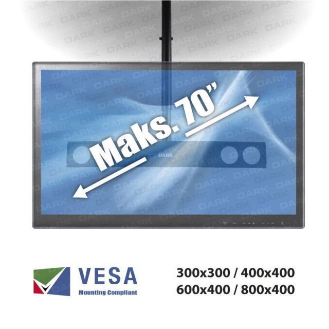 DK-AC-VT12 37-70 Tavan Tv Askı Aparatı