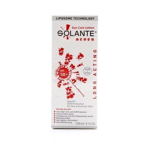 Solante Acnes Lotion Spf50 150 ml. (Akne ve Sivilceli Ciltler için)