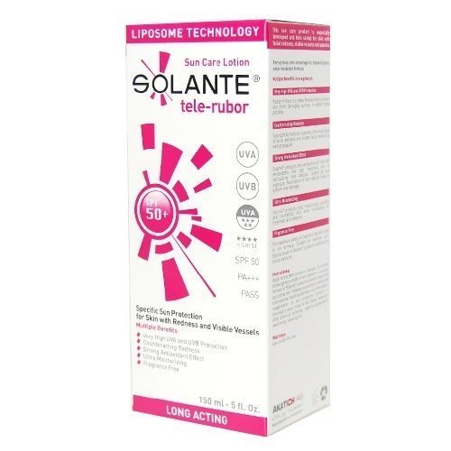 Solante Sun Tele-Rubor Spf50 Güneş Koruyucu Losyon 150 ml.