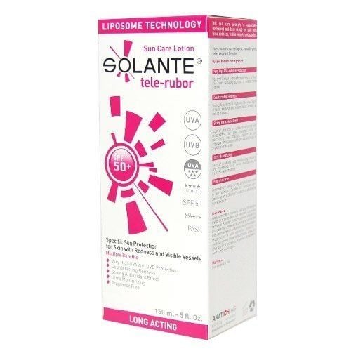 Solante Sun Tele-Rubor Spf50 Güneş Koruyucu Losyon 150 ml.