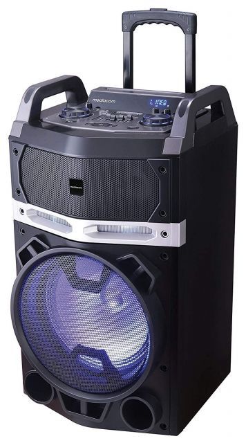 M-TRSPM180 180W Bluetooth,Kablosuz Mikrofonlu,Taşınabilir Ses Sistemi.