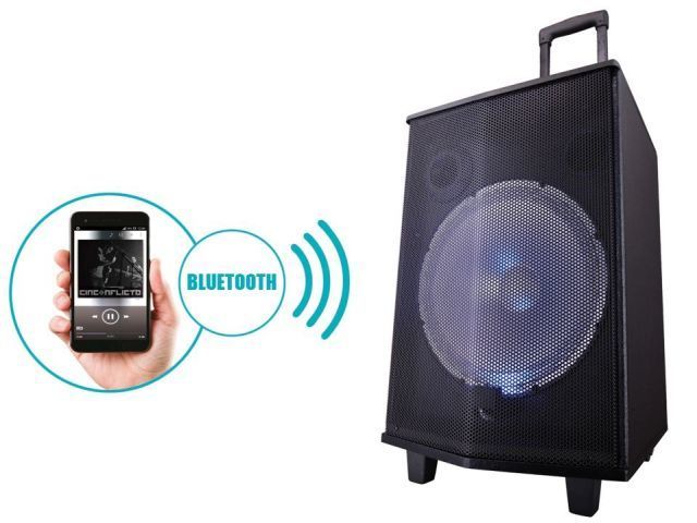 M-TRSPX120 120W Bluetooth,Kablosuz Mikrofonlu,Taşınabilir Ses Sistemi,MusicBox X120