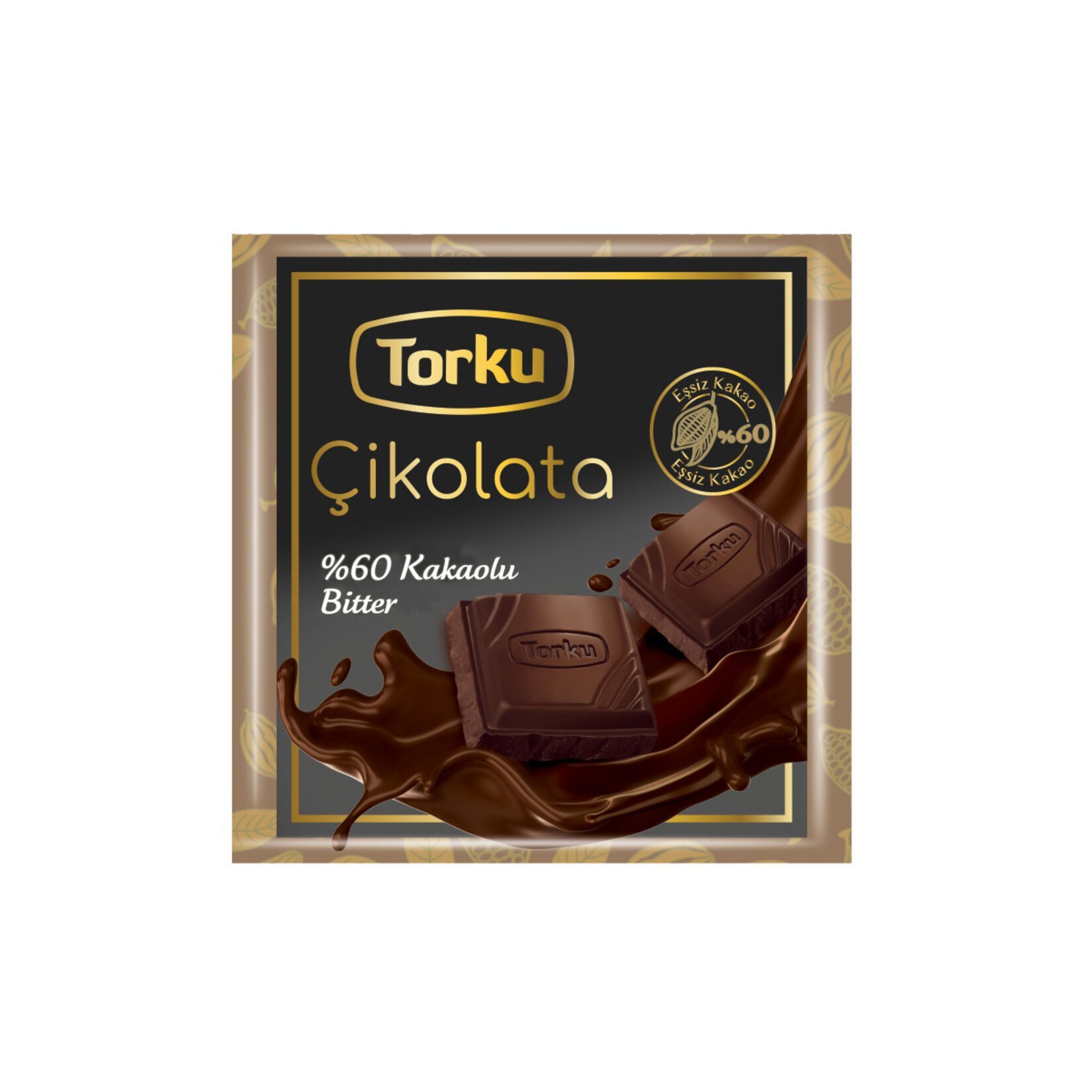 Torku %60 Bitter Kare Çikolata 65 gr
