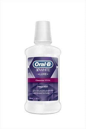 Oral B Ağız Çalkalama Suyu 3 Boyutlu Beyazlık Luxe 500 ml.