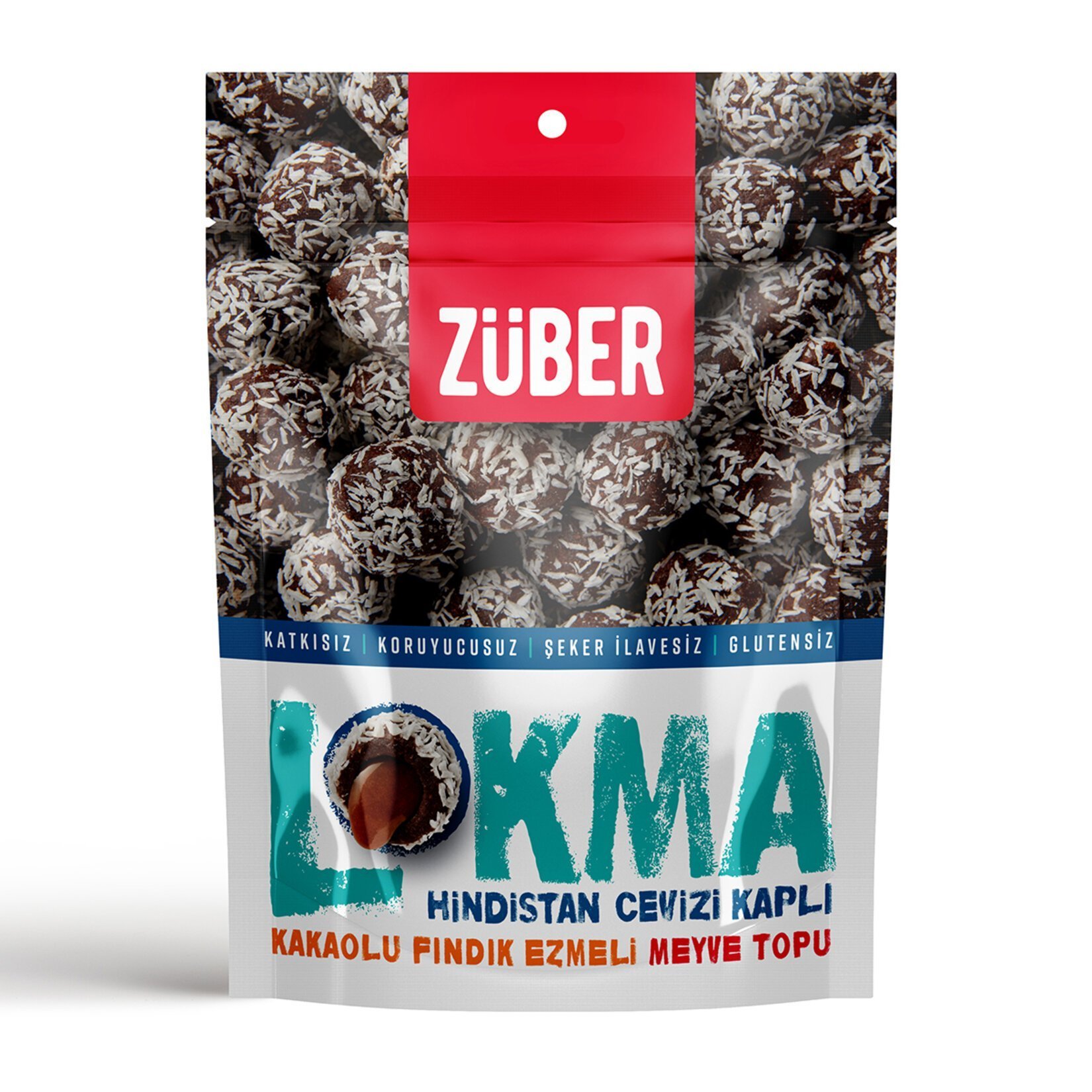 Züber Lokma Hindistan Cevizli Meyve Topu 96 gr