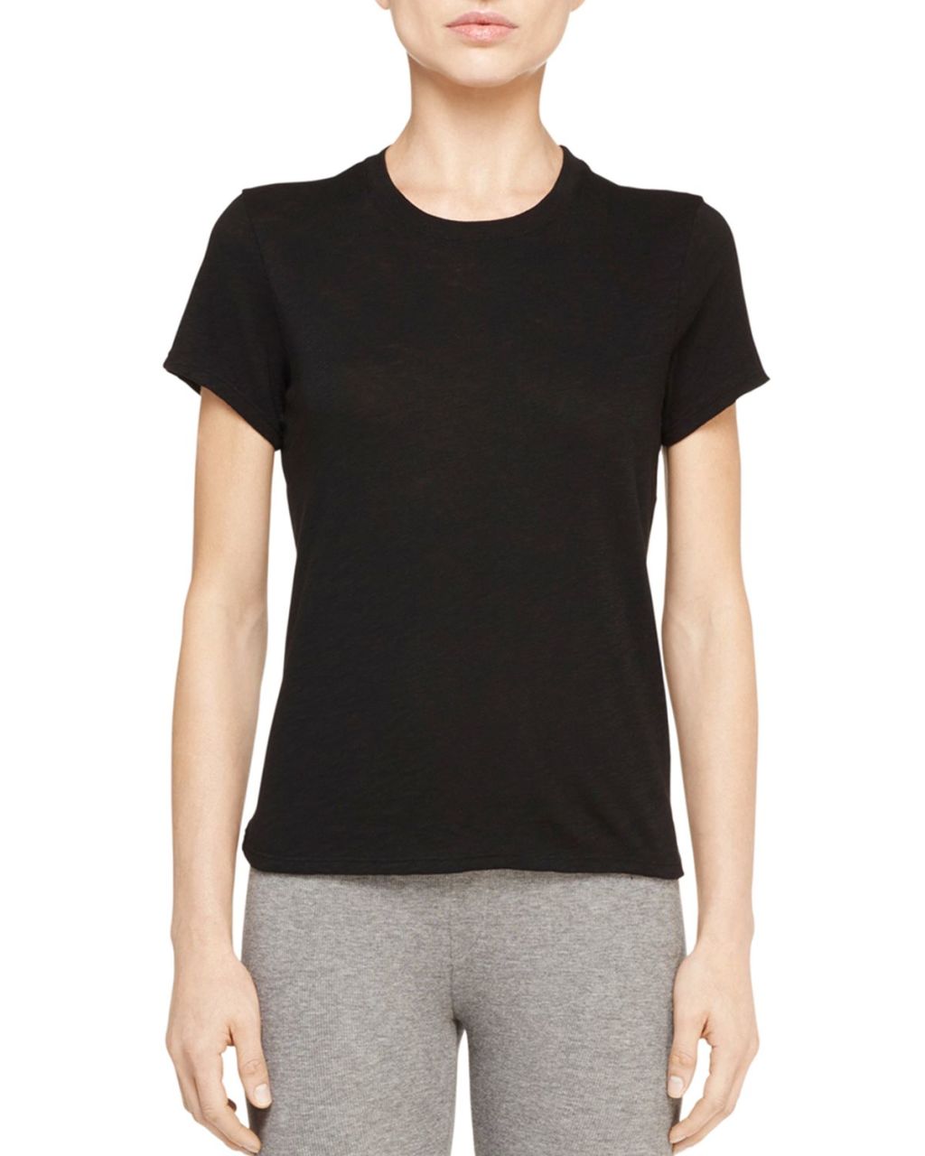 Bayan basic t-shirt Siyah - S