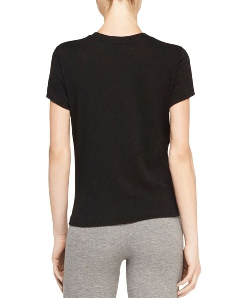 Bayan basic t-shirt Siyah - S