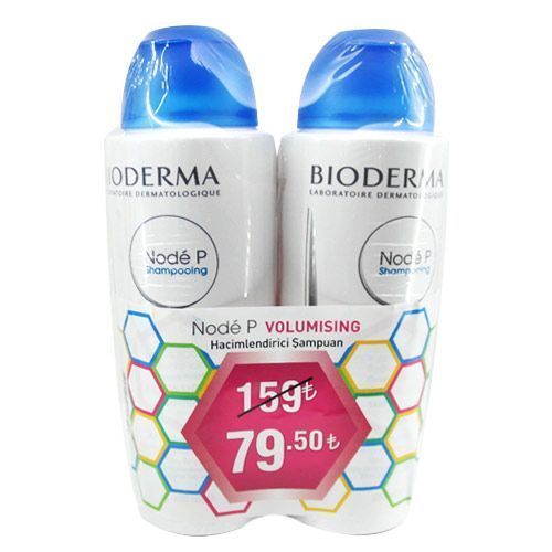 Bioderma Hacimlendirici Şampuan Node P Volumising 2x400 ml.