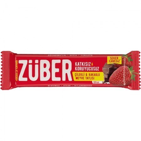 ZÜBER ÇİKOLATA ÇİLEKLİ 40 GR