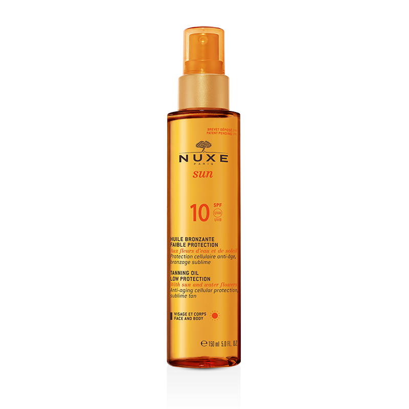Nuxe Huile Bronzante Faible Protection Spf10 150 ml. - Bronzlaştırıcı Sprey