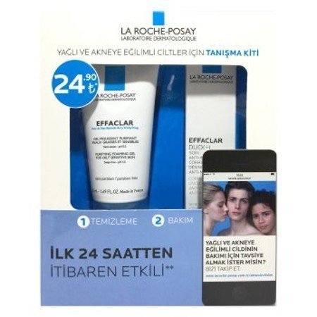 La Roche Posay Yağlı ve Akneye Eğilimli Ciltler için Tanışma Kiti