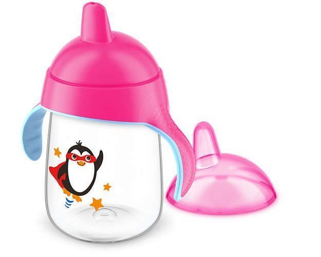 Philips Avent Penguen Damlatmaz Bardak Pembe 18 Ay+ 340 ml.