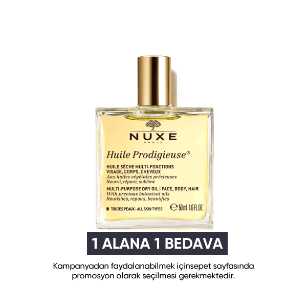 Nuxe Huile Prodigieuse 50 ml. - Çok Amaçlı Kuru Yağ (Yüz Vücut Saçlar)