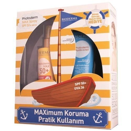 Bioderma Photoderm Max Sprey Spf50 200 ml. + After Sun 100 ml. HEDİYE