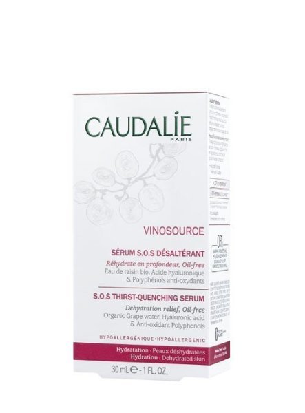 Caudalie Vinosource S.O.S Desalterant 30 ml. - Nemlendirici Cilt Serumu