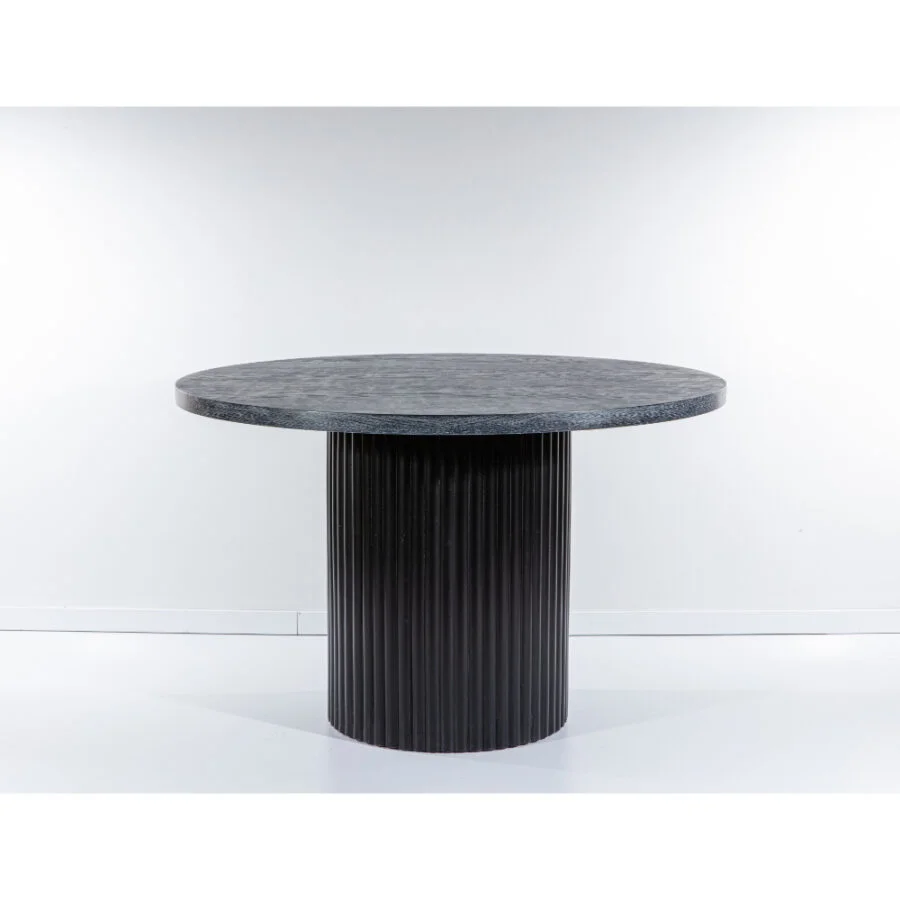 Pure Mutfak Masası Siyah 150 Çap