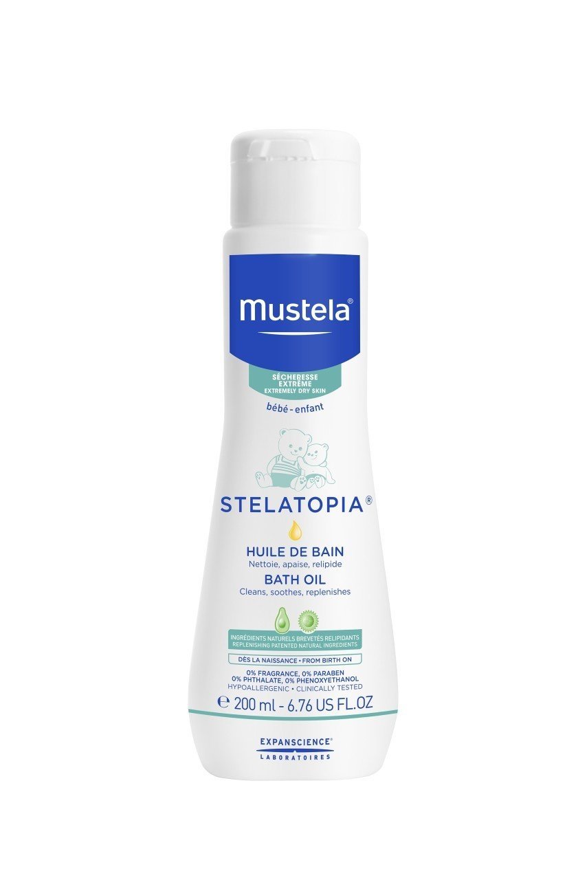 Mustela Stelatopia Huile de Bain Bath Oil Banyo Yağı 200 ml.