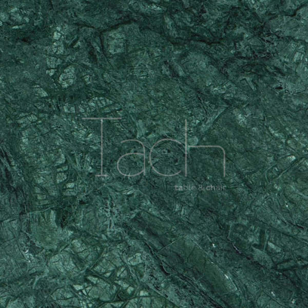 Yeşil Mermer Masa - Y Ayak 120 cm x 80 cm