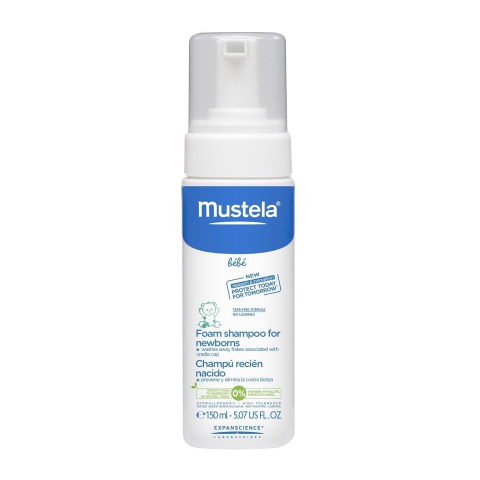 Mustela Foam Shampoo For Newborns 150 ml. - Yenidoğan Köpük Şampuanı