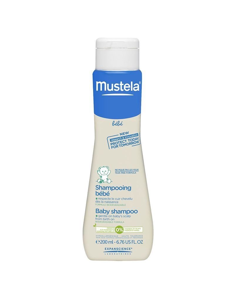 Mustela Baby Shampoo 200 ml. - Bebeklere & Çocuklara Özel Saç Şampuanı