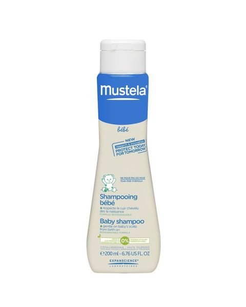 Mustela Baby Shampoo 200 ml. - Bebeklere & Çocuklara Özel Saç Şampuanı