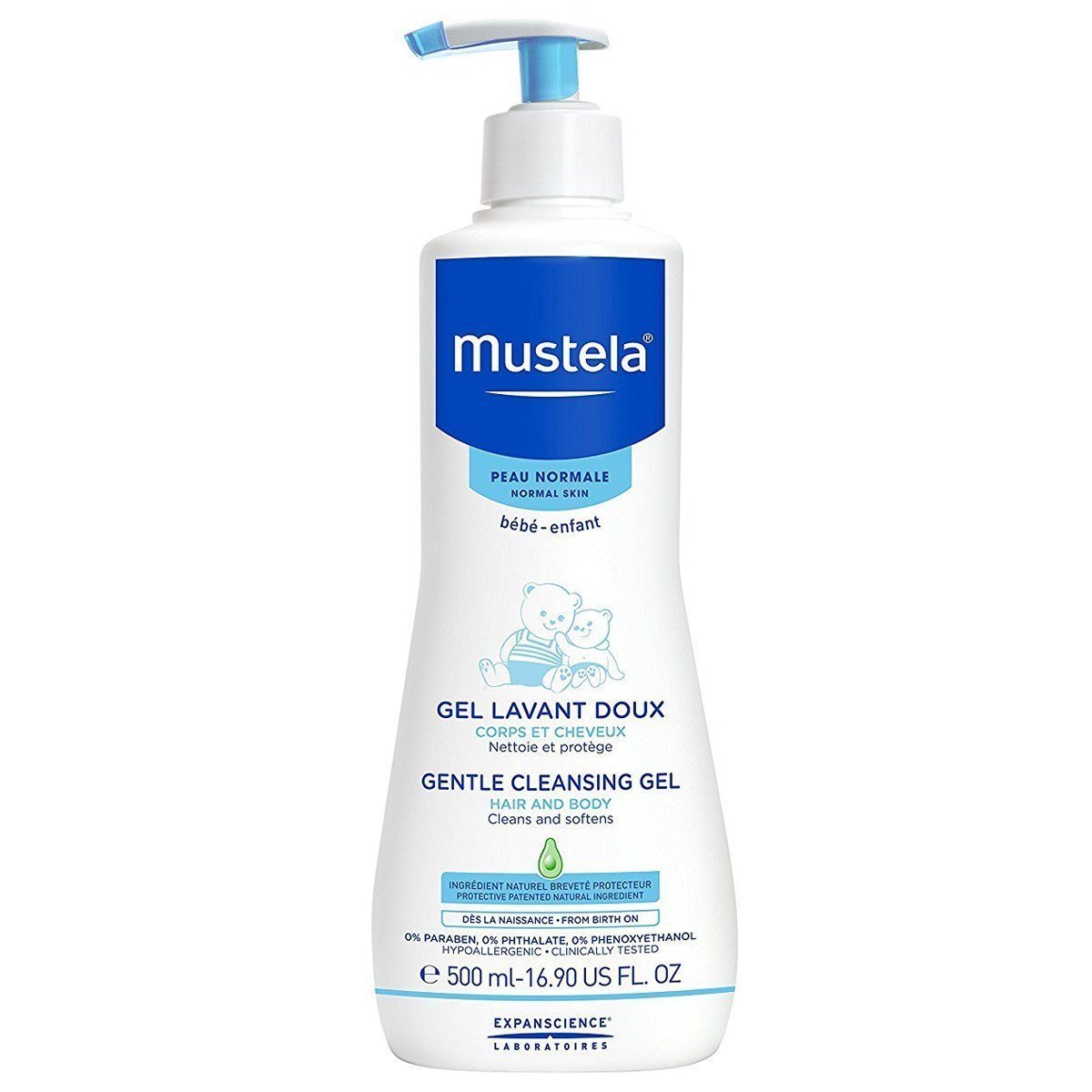 Mustela Dermo Cleansing 500 ml. - Saç ve Vücut Şampuanı