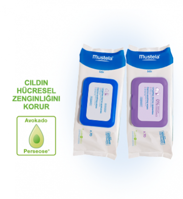Mustela Dermo Soothing Wipes Islak Mendil 2x70 Adet Parfümsüz