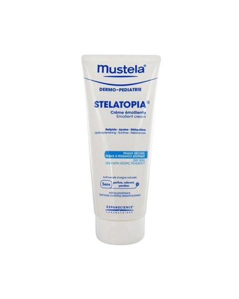 Mustela Stelatopia Emollient Cream 200 ml. - Çok Kuru Ciltler için Yumuşatmaya Yardımcı Krem