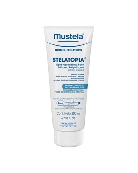 Mustela Stelatopia Lipid-Replenishing Balm 200 ml. - Kuru Ciltler için Bakım Balsamı