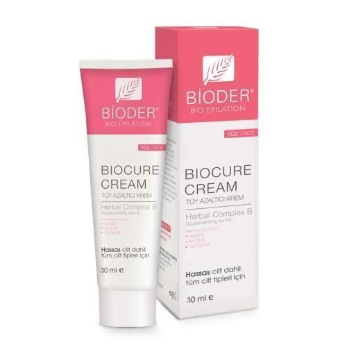 Bioder Bio Epilation Biocure Cream Tüy Azaltıcı Krem (Yüz) 30 ml.