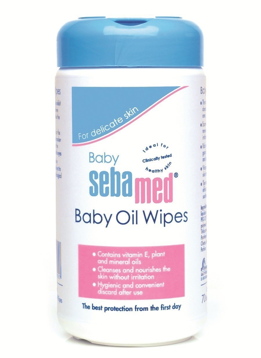 Sebamed Baby Oil Wipes Yağlı Mendil 70li
