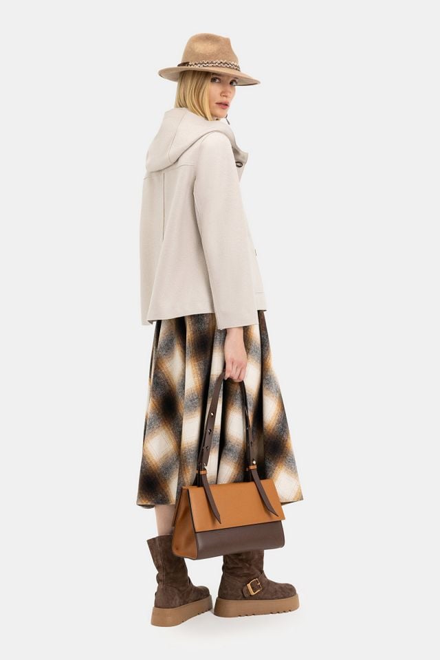 Kapuşonlu Ceket 40 - Bej