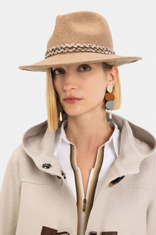 Kapuşonlu Ceket 40 - Bej