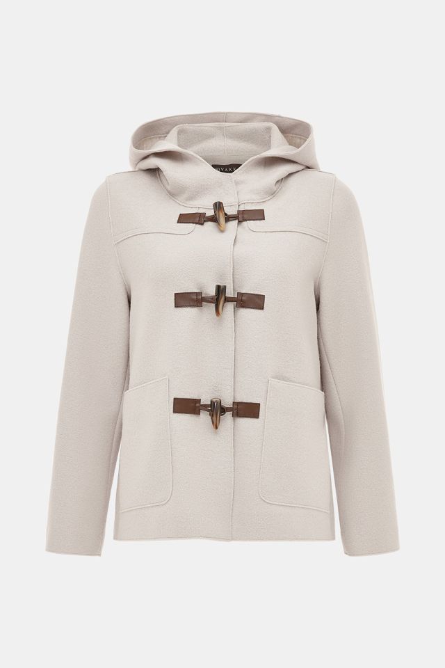 Kapuşonlu Ceket 40 - Bej