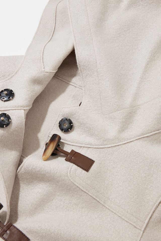 Kapuşonlu Ceket 40 - Bej