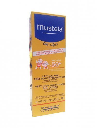 Mustela Protective Face Cream Spf50+ 40ml. - Yüz için Çok Yüksek Koruma Güneş Kremi