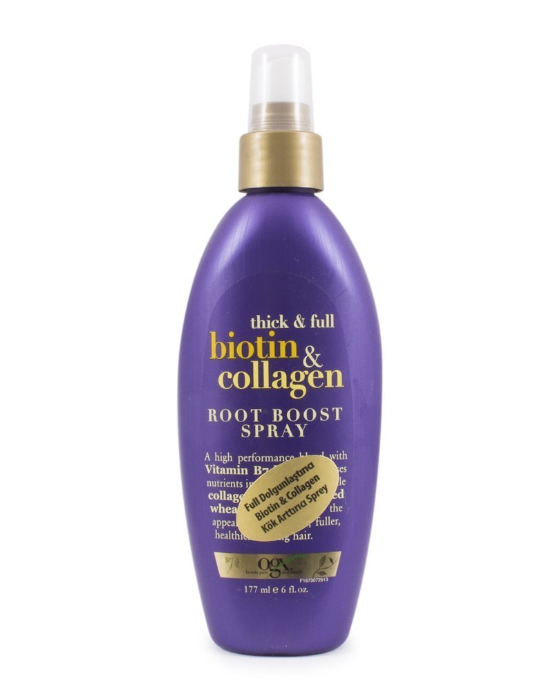 Organix Thick & Full Biotin & Collagen Root Boost Spray 177 ml.