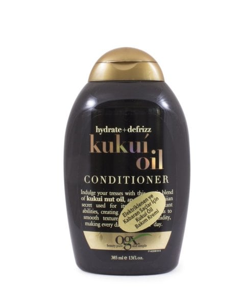 Organix Kukui Oil Conditiner 385 ml. - Elektriklenen ve Kabaran Saçlar için Bakım Kremi
