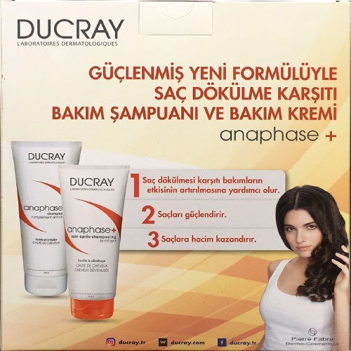 Ducray Anaphase Set (Şampuan + Bakım Kremi)