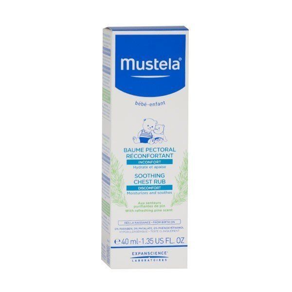Mustela Soothing Chest Rub 40 ml.