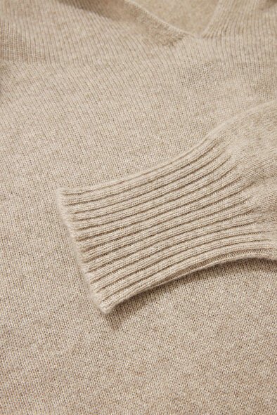 KAPUŞONLU TRİKO 40 - Vizon