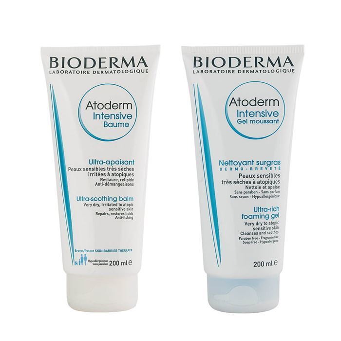 Bioderma Atoderm Intensive Baume 200 ml. + Foaming Gel 200 ml. HEDİYE