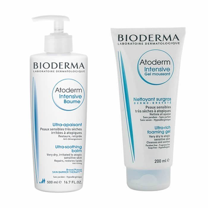 Bioderma Atoderm Intensive Baume 500 ml. + Foaming Gel 200 ml. HEDİYE