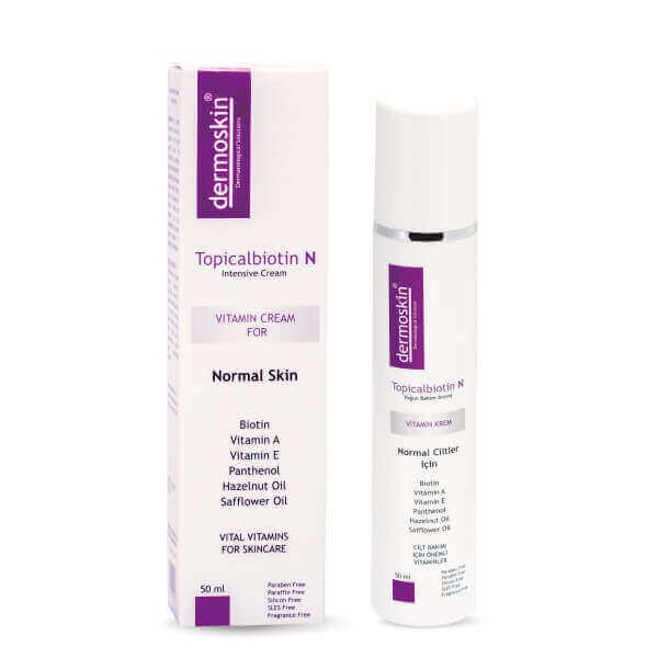 Dermoskin Topicalbiotin N Normal Cilt Bakım Kremi 50 ml.