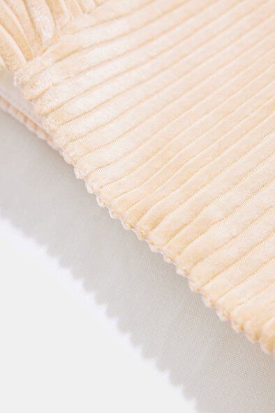 EKRU FİTİLLİ STRAPLEZ BLUZ 40 - Ekru