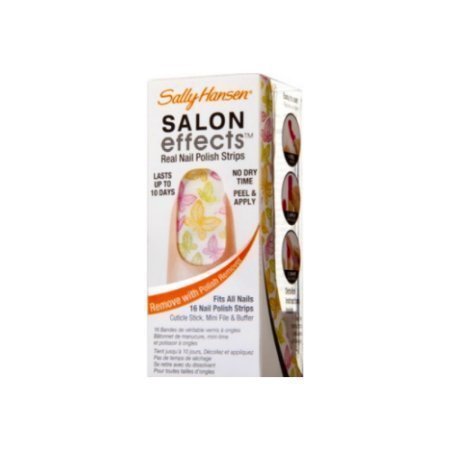 Sally Hansen Salon Effects Real Nail Polish Strips All A Flutter Bant Oje