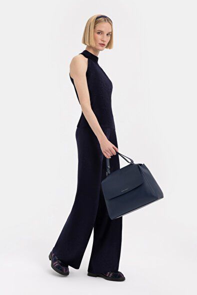 HALTER YAKA KOLSUZ BLUZ 40 - Siyah