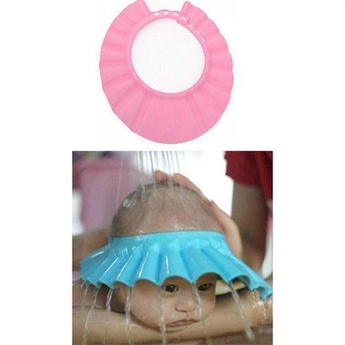 HomeCare Ayarlanabilir Bebek Banyo Şapkası Pembe 426911
