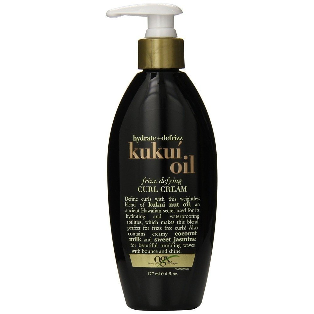 Organix Hydrate Defrizz Kukui Oil Frizz Defying Curl Cream 177 ml.